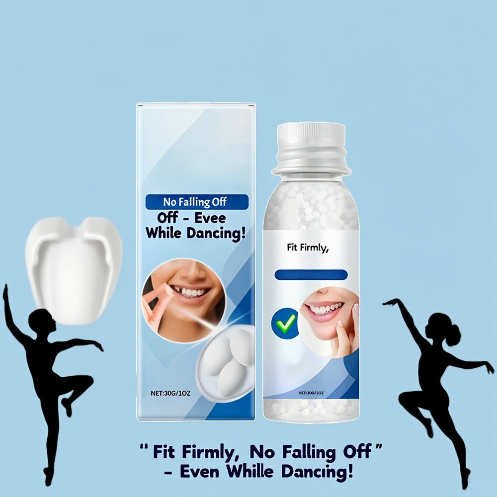 Temporary False Tooth Kit DIY Cosmetic Dental Repair Moldable Thermoplastic Realistic Fit for Missing Broken Chipped Teeth Secure for Eating Daily Wear Men Women Elderly 30g - product image 16