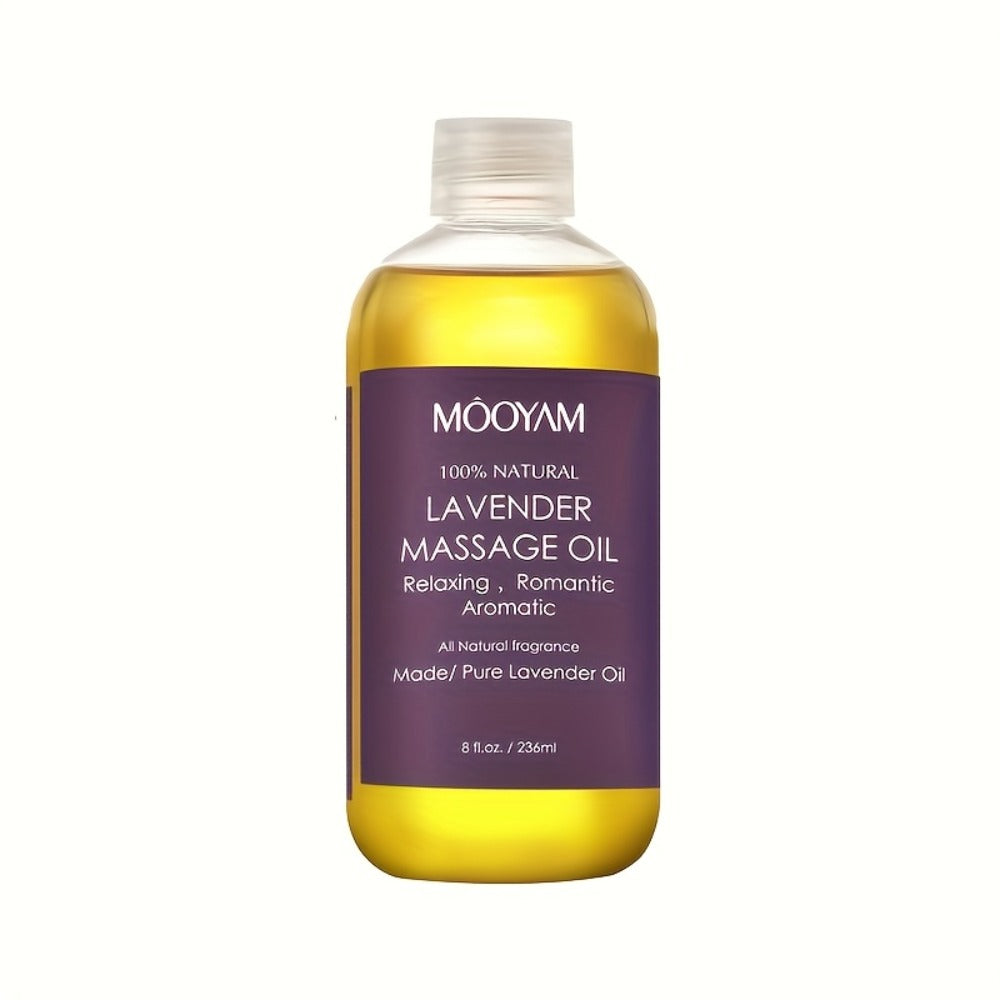 Body Massage Oil with Lavender, Nut Oil & Grapefruit - Deeply Moisturizing Aromatherapy Oil for Dry Skin, Relaxation & Nourishment, Lightweight Non-Greasy Formula for Women & Men - product image 3