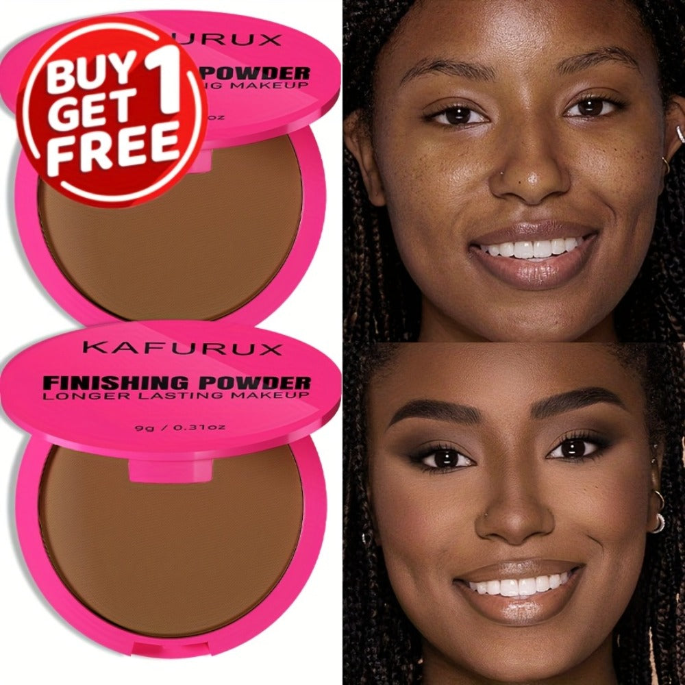 Pressed Powder Foundation 2 Pcs Set Waterproof Sweatproof Lightweight Buildable Coverage Non-Sticky Non-Drying Natural Matte Finish Concealer Makeup for All Skin Types 5 Shades Wom - product image 13