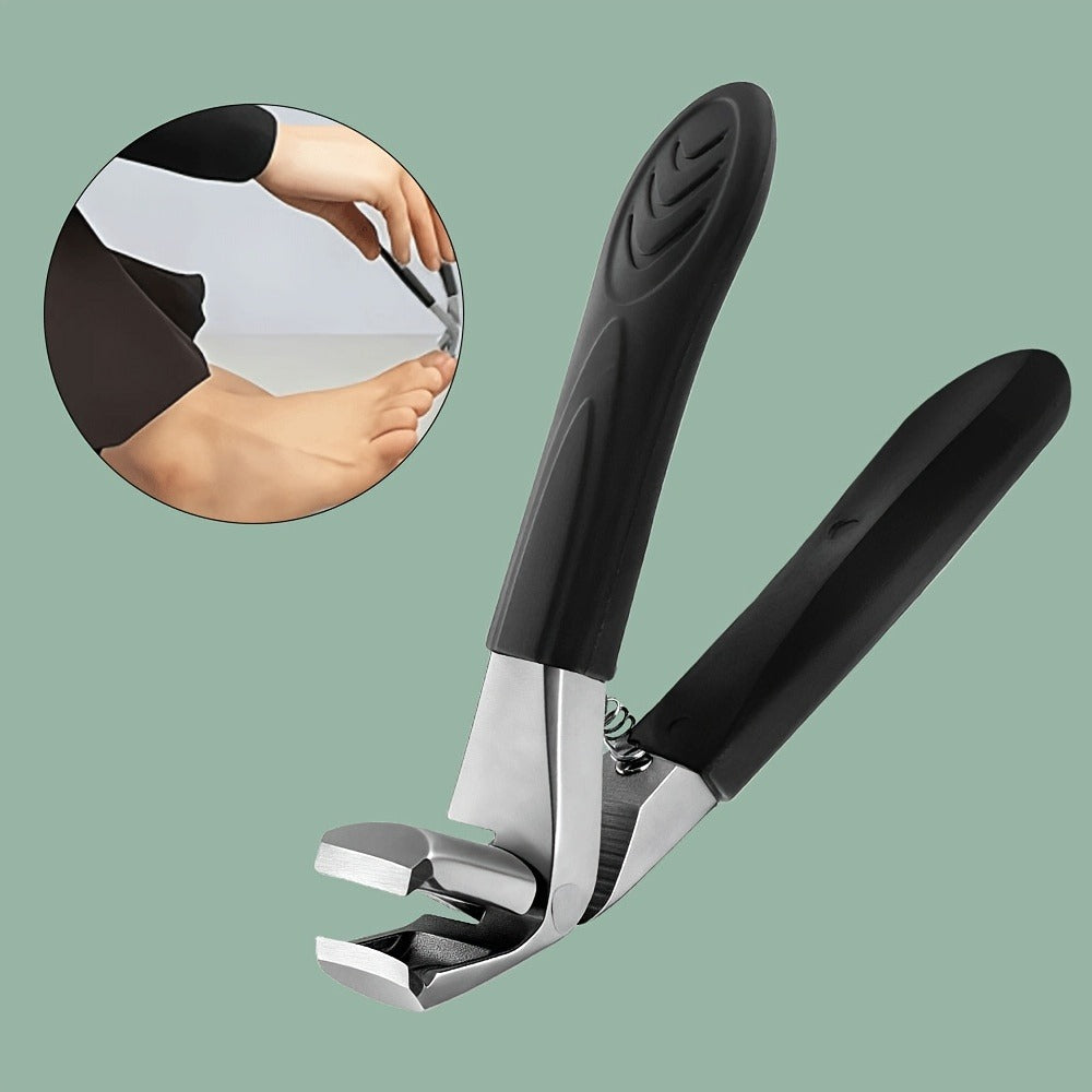 Toenail Clippers Set 7pcs Heavy Duty Wide Jaw — Professional Stainless Steel Pedicure Kit for Thick & Ingrown Toenails, Ergonomic Foot Care Tools for Men Seniors Adults Home Use - product image 5