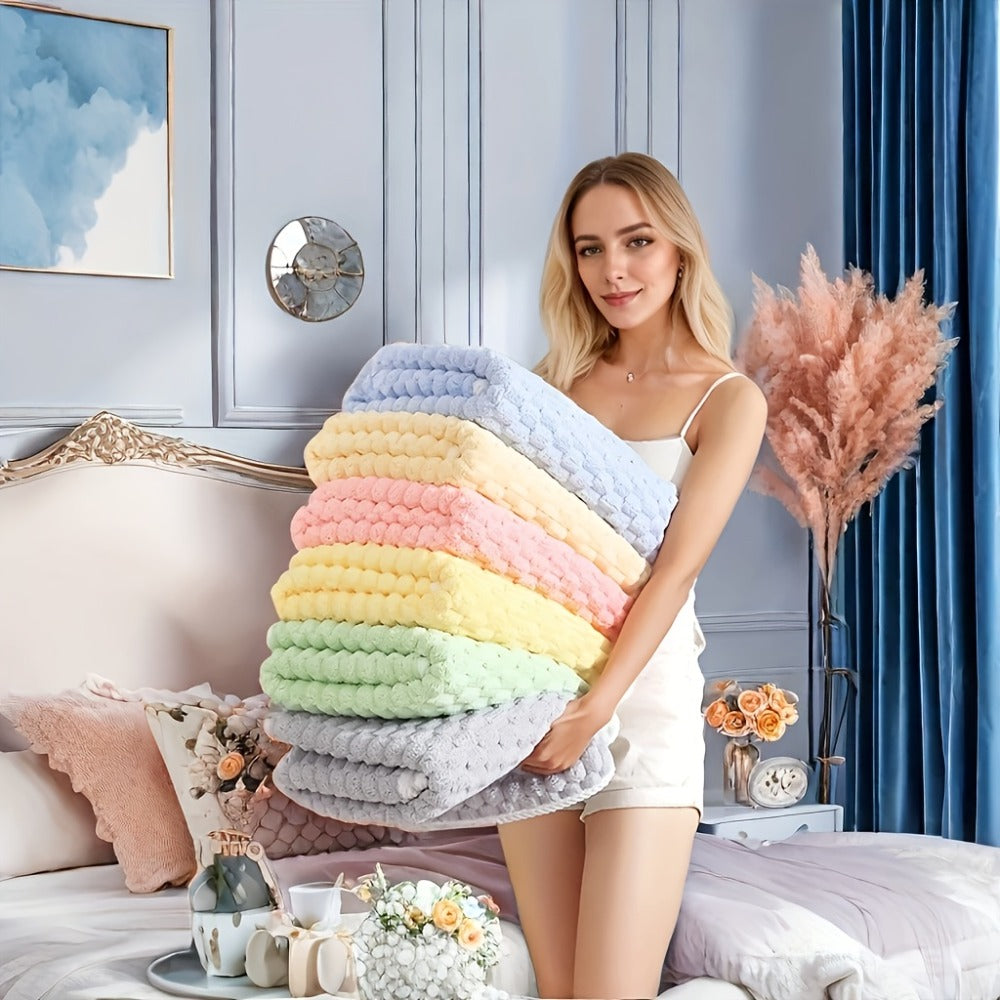 Waffle Weave Bath Towels Set 4 Pack or 8 Pack - Ultra Soft Super Absorbent Quick Dry Microfiber Moire Textured Towels | Spa Gym Travel Daily Use | Multi-Color Sets Gray Pink Blue B - product image 21