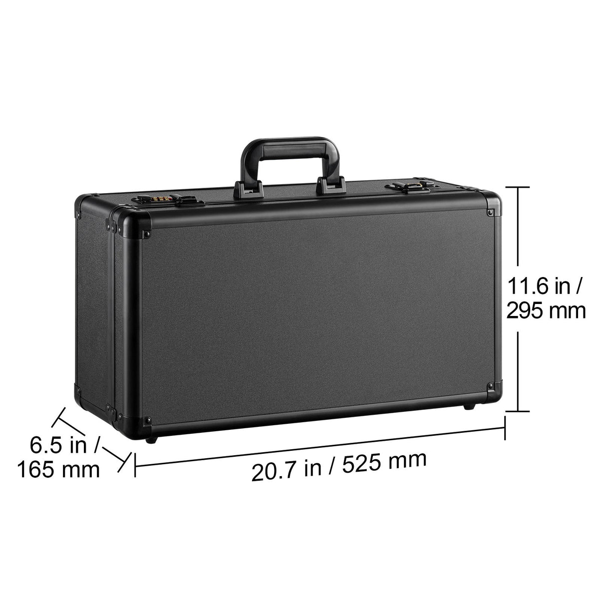 PSA Graded Card Storage Box 5-Slot Aluminum Case Combination Lock for Tidy Home Organization