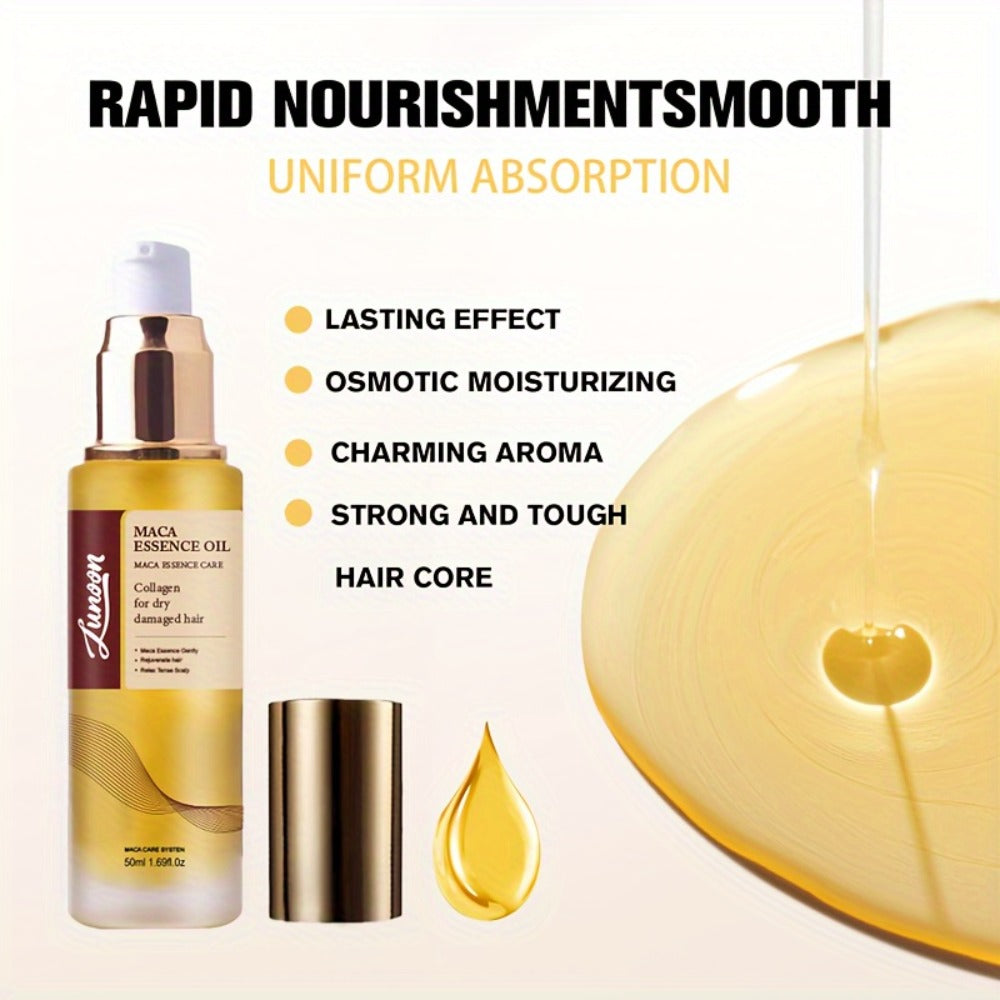 Argan Oil Hair Mask Deep Conditioning Treatment with Collagen | Cold Press Moroccan Oil for Dry Frizzy Curly Fine Hair | Long-Lasting Moisture Repair 1.69oz - product image 5