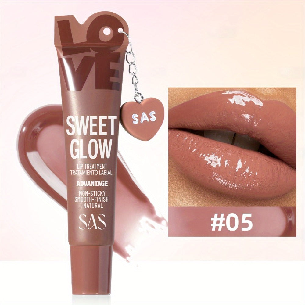 Heart Pendant Lip Gloss 6 Shades Mirror Shine High Gloss — Long-Lasting Fade-Resistant Non-Tacky Formula, Wearable Charm Accessory, Vibrant Colors for All Skin Tones Women Lip Make - product image 13