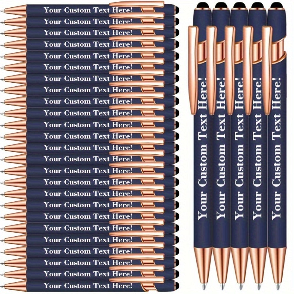 Ballpoint Stylus Pens 30 Pack – 2-in-1 Touchscreen Stylus & Ballpoint Pen with Comfortable Grip, Personalized Engraving, Bulk Set for Office, School, Wedding & Party Favors - product image 7