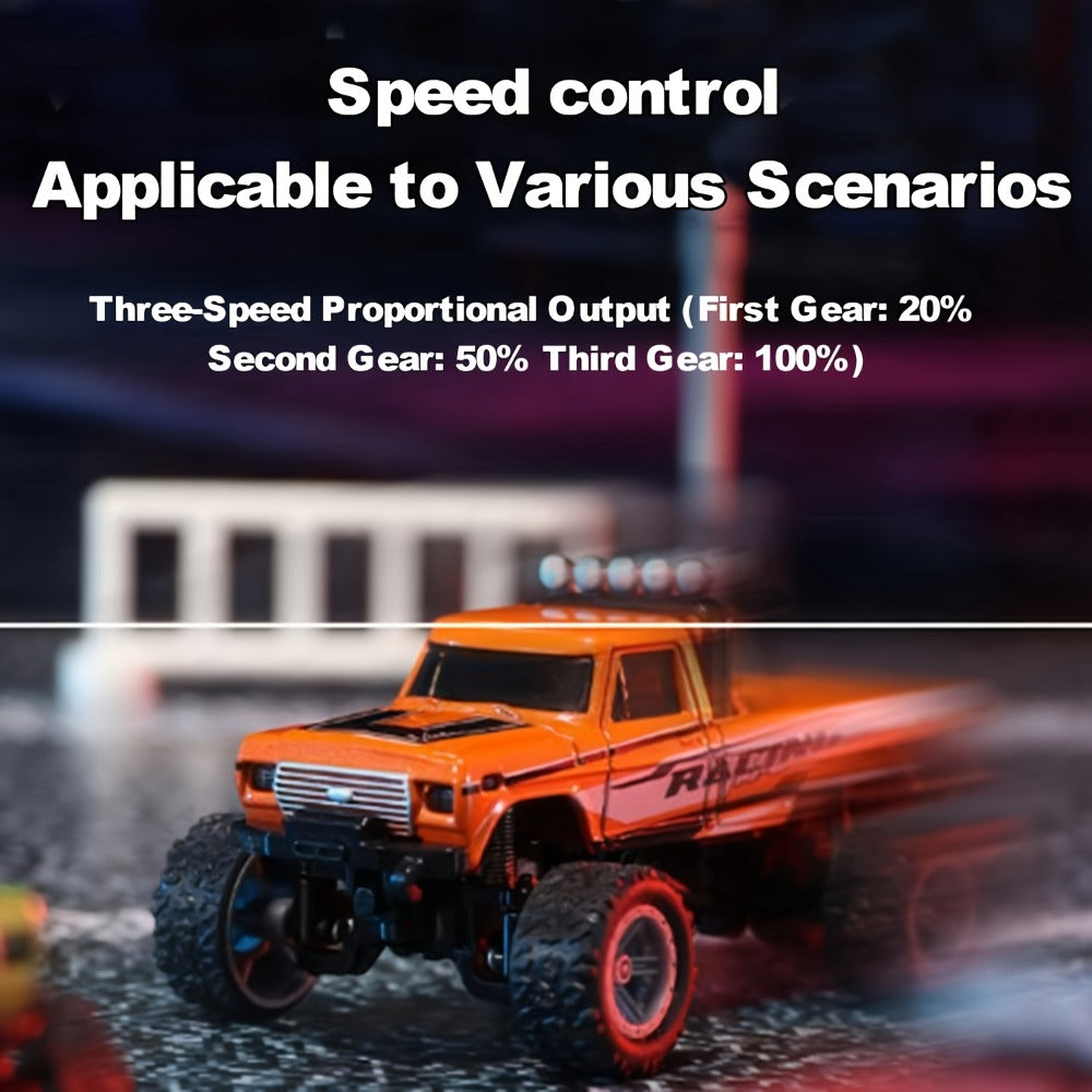 Mini RC Car 1/64 Scale High-Speed Off-Road Monster Truck | 2.4GHz Alloy Die-Cast Remote Control Car with Shock Absorber, All-Terrain Climbing RC Toy Gift for - product image 13