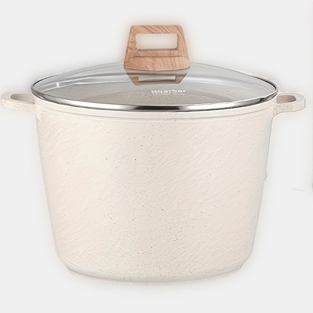 Non-Stick Stock Pot 10.5 QT Large Capacity Soup Pot with Lid - Induction Compatible All Stovetops High Temperature Resistant Easy Clean Cookware for Home Cooks Families Housewarmin - product image 3