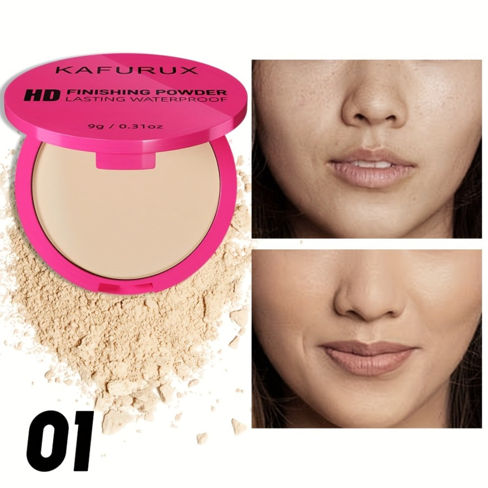 Pressed Powder Foundation 2 Pcs Set Waterproof Sweatproof Lightweight Buildable Coverage Non-Sticky Non-Drying Natural Matte Finish Concealer Makeup for All Skin Types 5 Shades Wom - product image 15