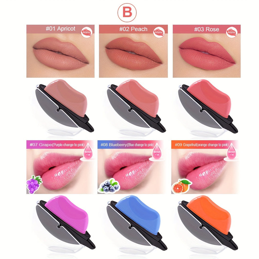 Color Changing Lipstick Set 6pcs Matte pH Reactive Lip-Shaped with Jasmine Scent - Non-Fade Long-Lasting Velvety Formula, Multi-Shade Lip Makeup Gift Set for Women & Girls - product image 18