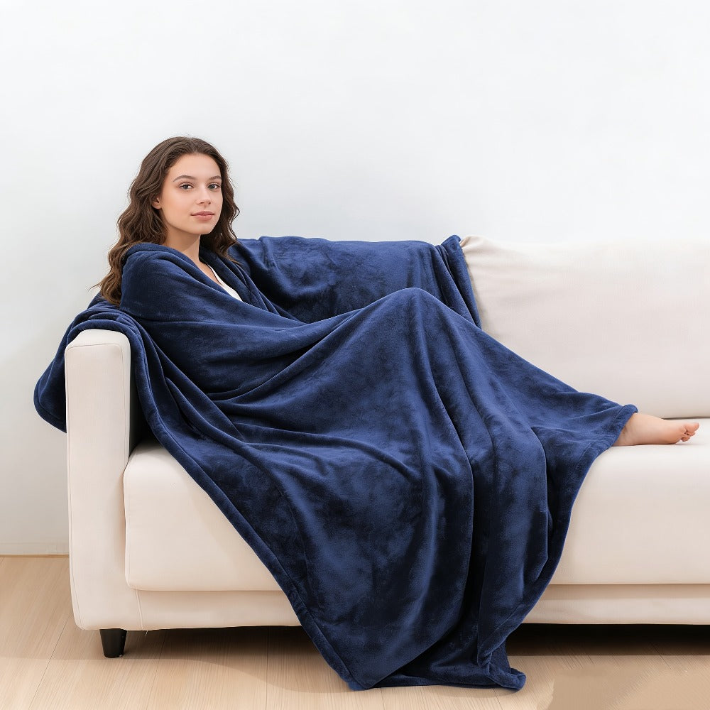 Faux Rabbit Fur Throw Blanket – Ultra-Soft Plush Fleece for Bed, Couch, Sofa & Travel, All Season, 11 Colors, Throw to King Size - product image 21