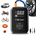 1pc Tire Inflator Portable Air Compressor, Fast Cordless Air Pump, Digital Display With Multi-function Nozzle Adapter and Long-lasting Lithium Battery For Car - product image 3