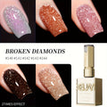 Glitter Gel Nail Polish Set 5 Colors Pastel Sparkling Diamond Shimmer – Soak-Off LED UV Semi-Permanent Gel Varnish Photo Frame Bottle Spring Summer Nail Art Kit for Women Home Salo - product image 13
