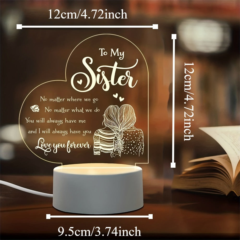 Space Floral Acrylic Night Light – Enchanting Galaxy Flower LED Desk Lamp, Aesthetic Bedroom Decor, Cute Room Accent Light, Unique Gift for Sister, Girls, Teens, Birthday & Any Occ - product image 3