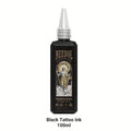 Black Tattoo Ink 3.38oz 100ml - Neebol Premium Super Dark Formula for Outlining Shading Blending, Long-Lasting Fade-Resistant Body Art Ink for Professional Tattoo Artists & Beginne - product image 15