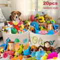 Dog Toy Gift Box 20pcs Chew Resistant Interactive Set | Variety Pack with Tug of War Rope Toys Squeaky Toys & More for Small Dogs, Random Assorted Styles - product image