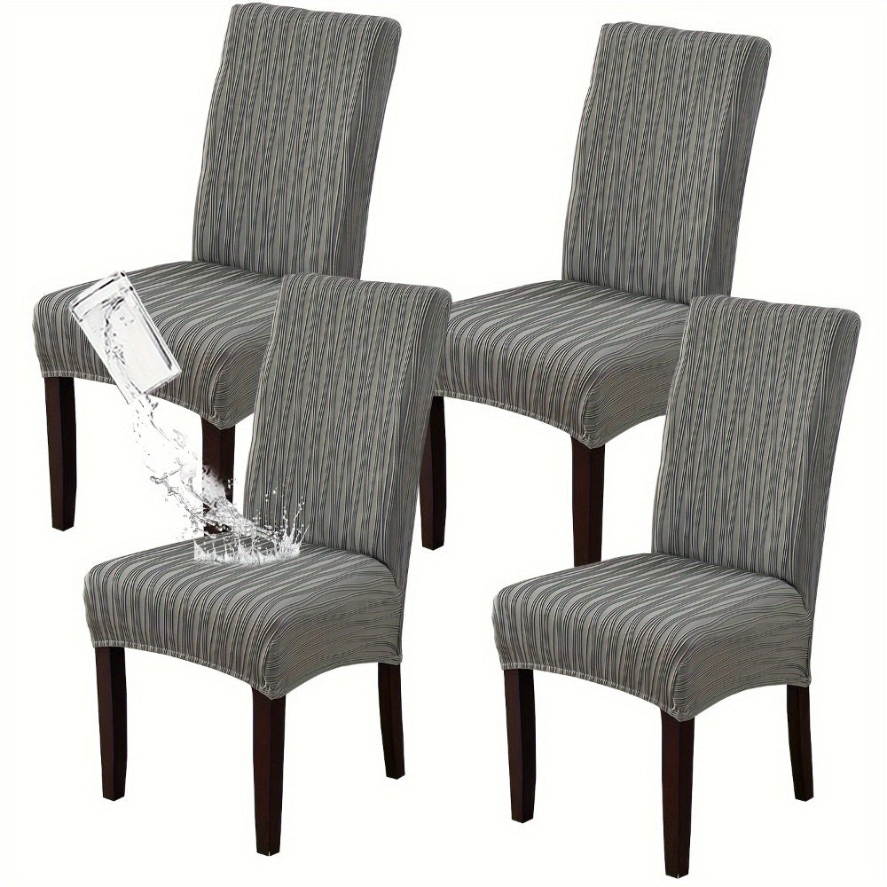 Dining Chair Covers Stretch Slipcovers Set of 4 or 6, Stain Resistant Removable Washable Chair Protector for Home Kitchen Restaurant Wedding, Spandex Jacquard Fabric, 7 Colors Avai - product image 11