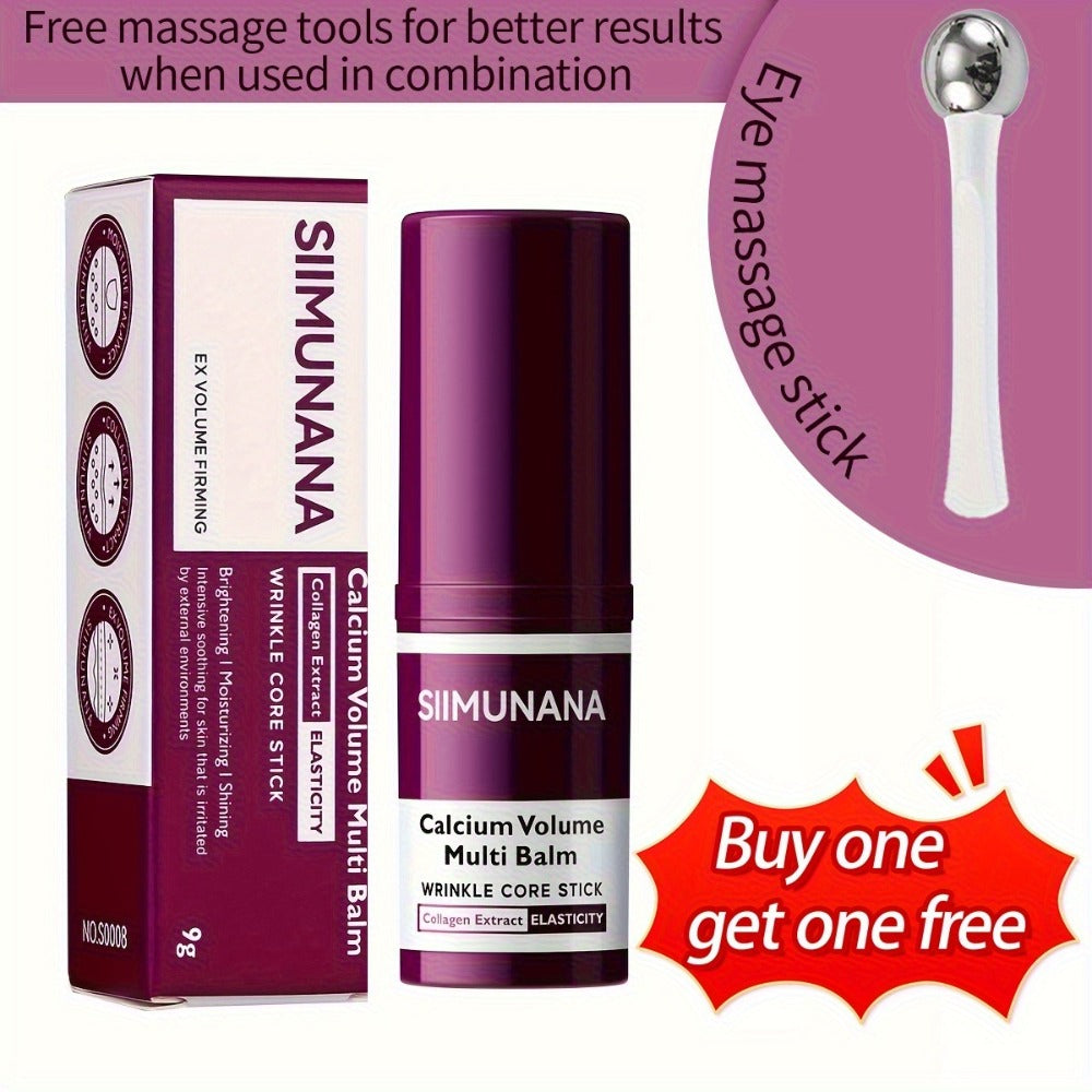 Collagen Calcium Korean Beauty Bar Moisturizing Cream Multi-Purpose Face Lip Body Fragrance Formula Sensitive All Skin Types Portable Unisex Gift - product image 3