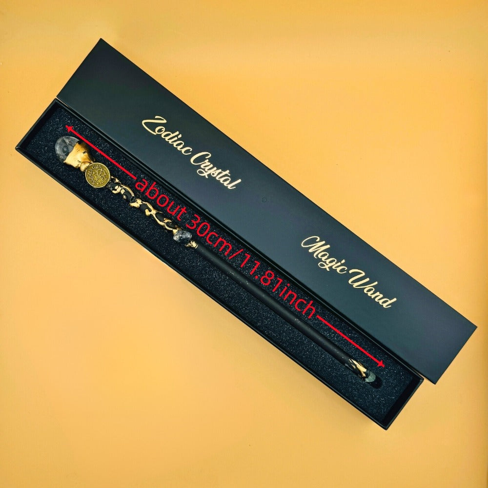 All 12 Signs Cosplay Scepter Witch Wand for Halloween, Christmas, Valentine's Day & Birthday Gift, Astrology Lover Gift for Her – Zodiac Crystal Magic Wand - product image 6
