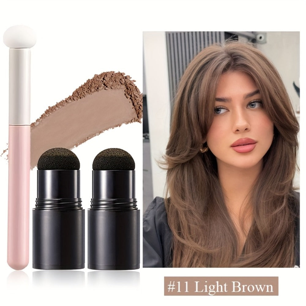 Root Touch Up Powder Stick with Brush — Instant Hair Root Concealer & Eyebrow Filler | Concentrated Paste Formula for Targeted Gray Coverage | 8 Shades for Women & Men All Hair Typ - product image 13