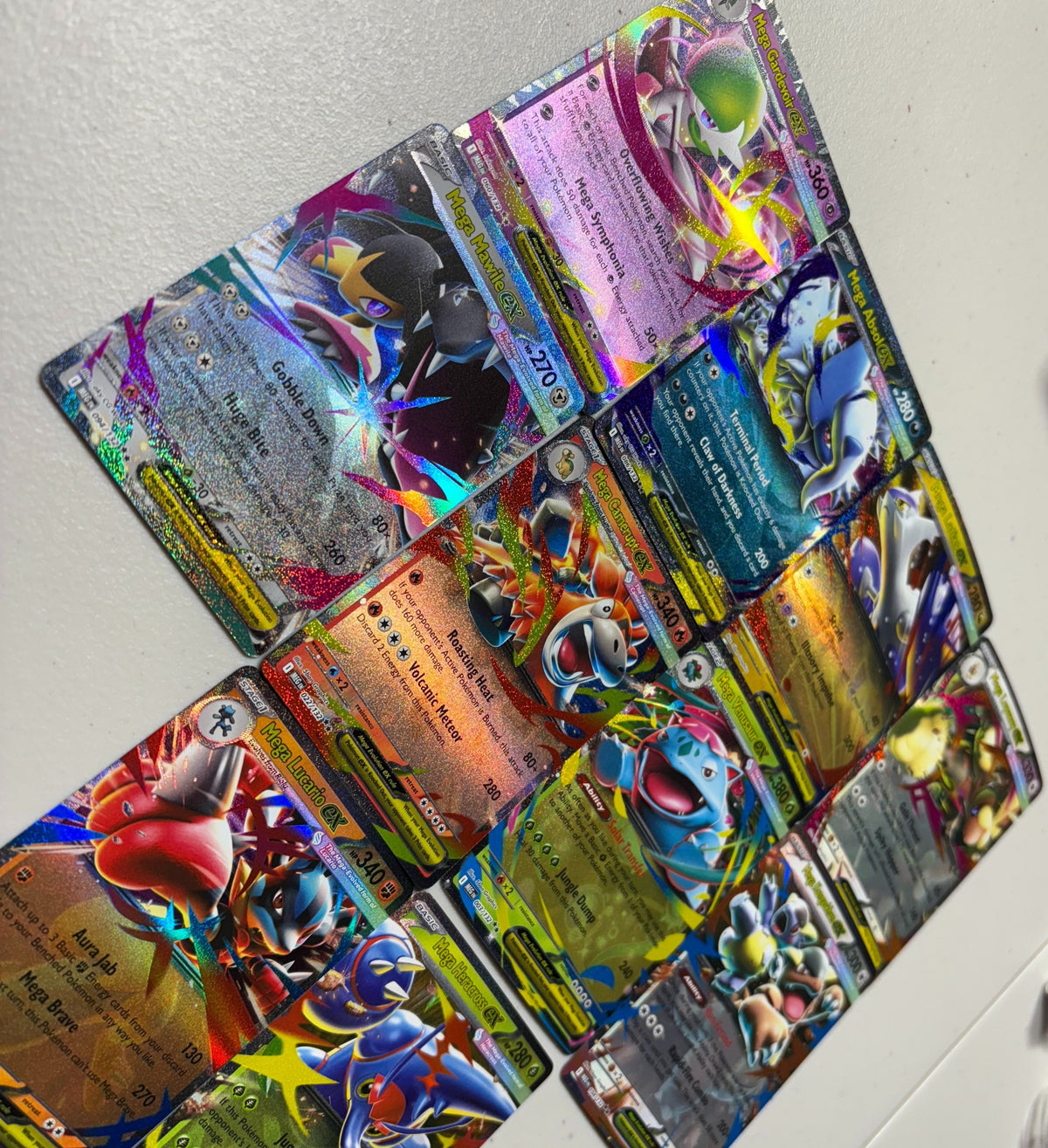 All Mega EX Guaranteed, Authentic Holographic TCG Cards Assorted Sets, Best Collector Gift for Kids Teens Adults Fans Birthdays Holidays | MEGA EX Card Lot - product image 3