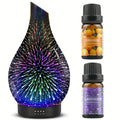 Essential Oil Diffuser Glass Ultrasonic Cool Mist Aromatherapy Diffuser – 4.06 oz Quiet Waterless Auto Shut-Off, 4 Timer Settings, 7 Color Night Light, Home Office Bedroom Use (Sil - product image 15