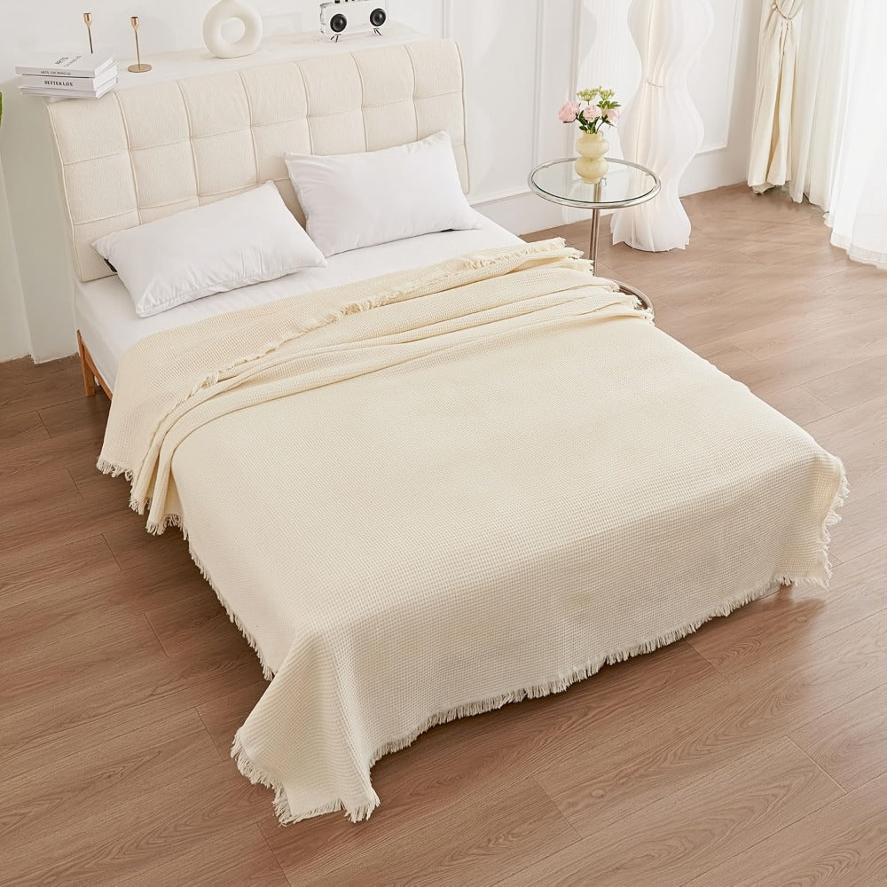Sofa Throw Cover with Tassels Scratch Resistant Breathable Couch Blanket Slipcover Multifunctional All Season Settee Cover for Living Room Bedroom - Multiple Sizes and Colors - product image 10