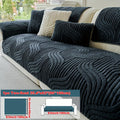 Stretch Velvet Sofa Cover Non-Slip | Plush Shu Velveteen Couch Slipcover, Modern Luxury Pet Friendly Machine Washable, 2 3 4 Seat, Armrest & Pillowcase, Living Room Bedroom Office - product image 25