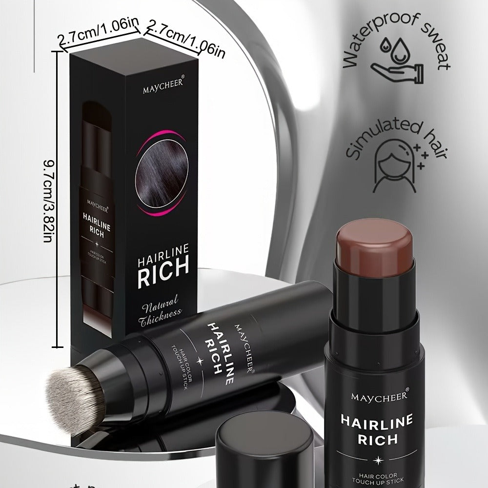 Root Touch-Up Hair Color Pen with Brush Applicator | Waterproof Instant Gray & White Hair Coverage | Plant Squalane Nourishing Formula | Seamless Blend No Smudge | 3 Shades for Men - product image 6