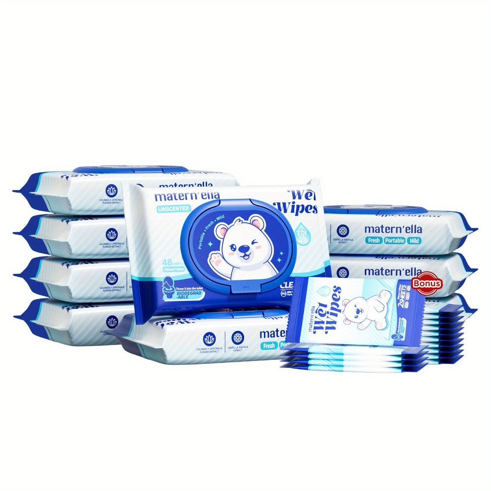 Flushable Wet Wipes with Probiotics – Plant-Based Fibers, Fragrance Free, Sewer Safe, Soft & Thick Disposable Butt Wipes for Adults, Incontinence & Personal Care (1/3/5/6/8/9/15 Pa - product image 13