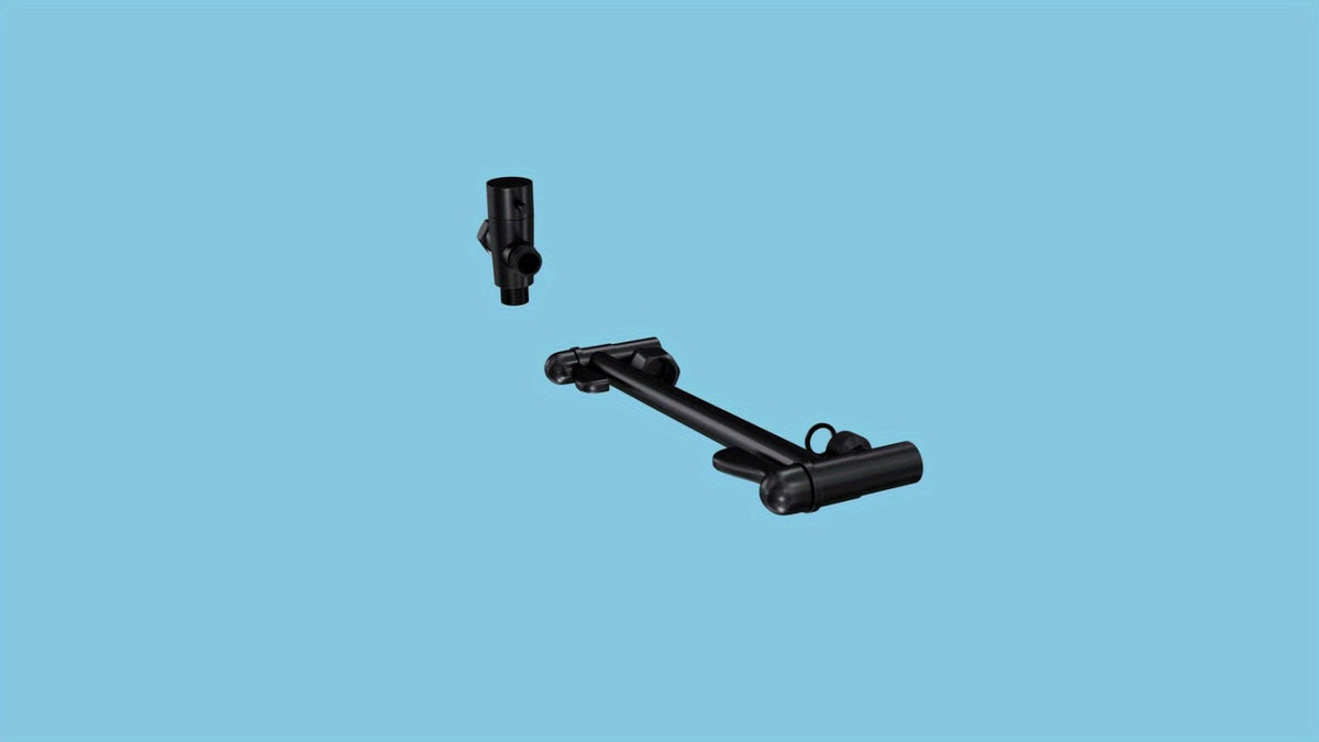 High Pressure Rainfall Handheld Shower Head Combo, 11-Inch Extension Arm, 9 Settings, 180° Adjustable, Anti-Leak with Holder, Chrome & Matte Black, 8/10/12 Inch - product image 14