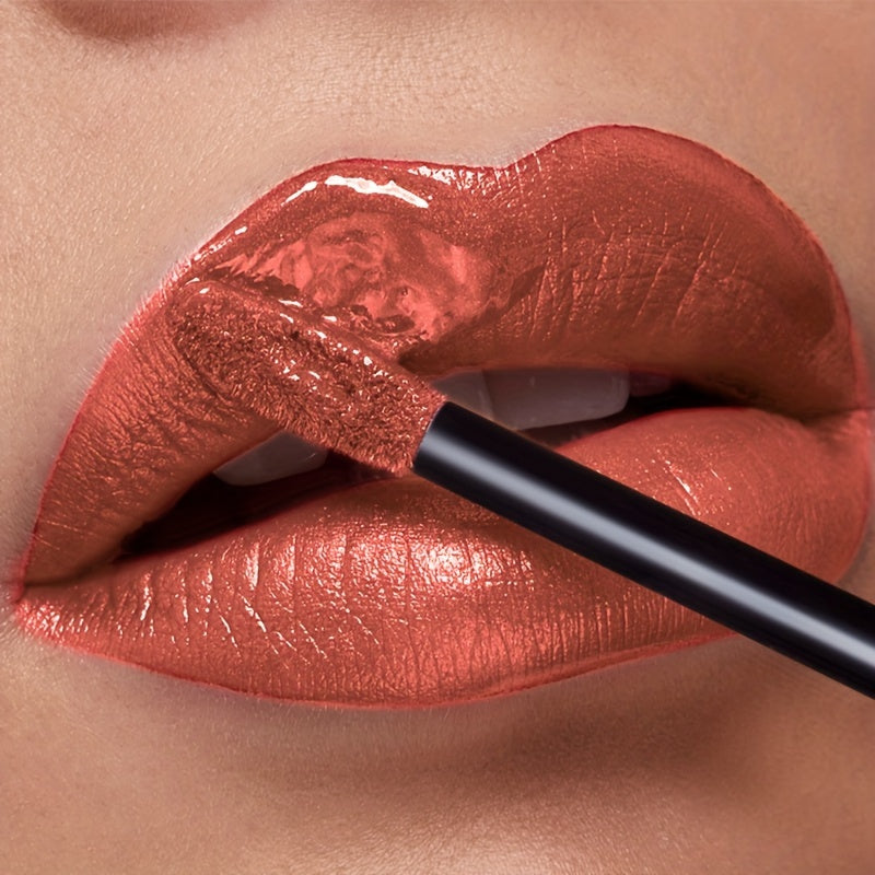 Metallic Glitter Liquid Lipstick 22 Shades Waterproof Shimmer Lip Gloss Non-Sticky Plant Squalane Formula - Long-Lasting Transfer-Proof Bold Lip Tint for Party Festival Bridal Dail - product image 48