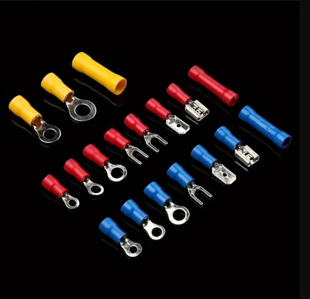Electrical Crimp Terminals 280pcs Assorted Kit – Insulated Ring Fork Spade & Butt Wire Connectors for Automotive Marine & Home Wiring, Universal Cable Connector Set with Storage Ca - product image 9