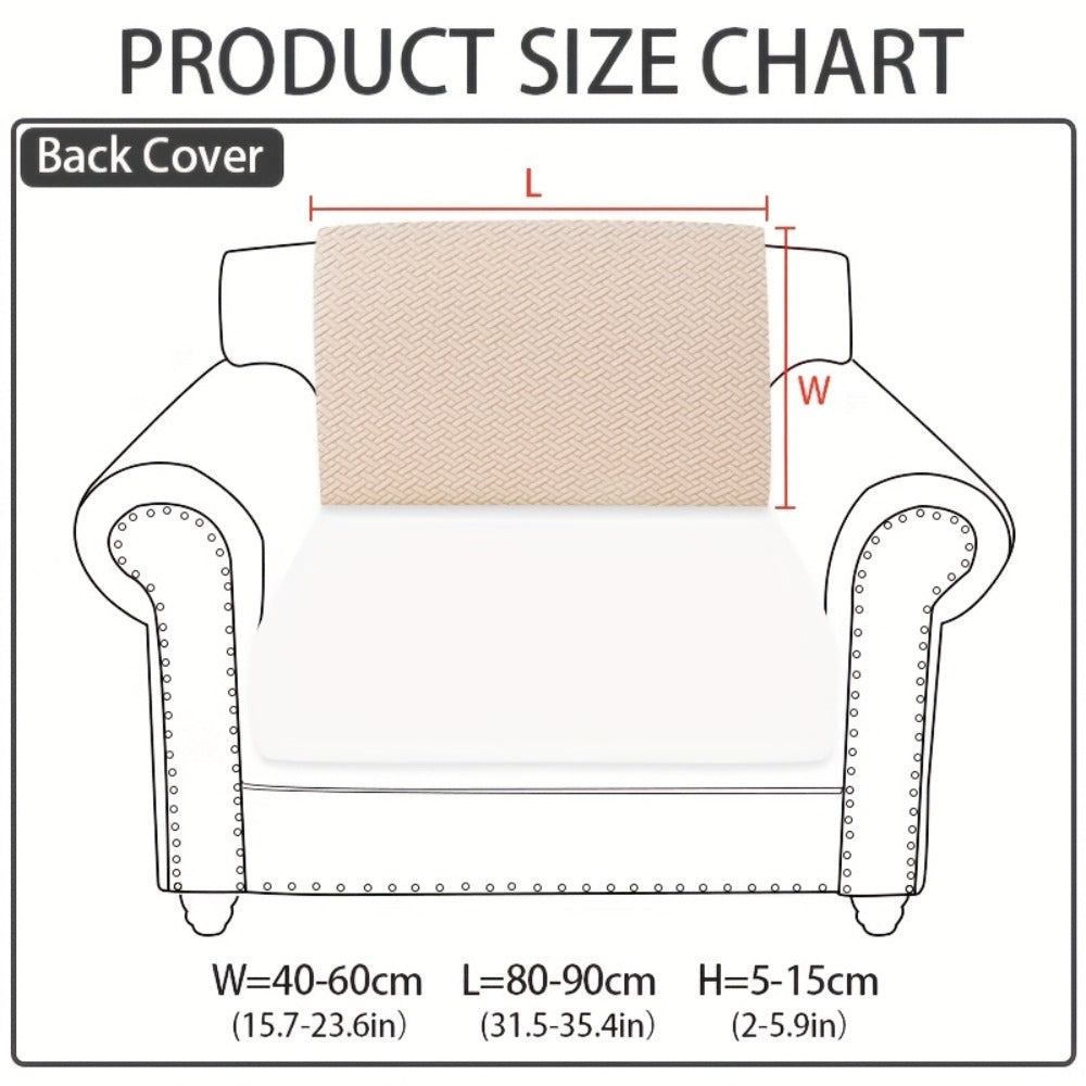 Jacquard Stretch Sofa Cover Non-Slip | Elastic Wear-Resistant Couch Slipcover, Polyester Jacquard Fabric, 1 to 4 Seat Sectional L-Shape, Armrest Backrest, Machine Washable - product image 46