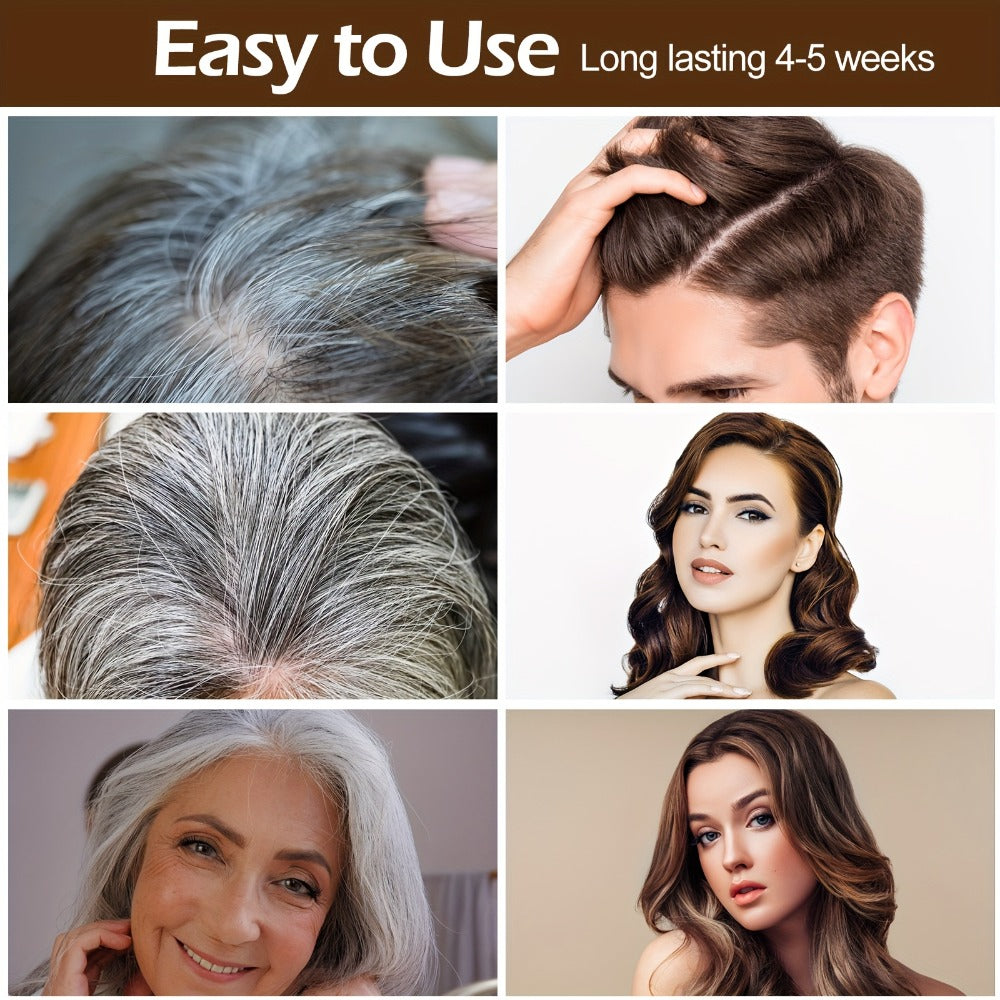 Grey Hair Coverage Shampoo 3-in-1 2-Pack 500ml Each — Instant Color in Minutes Ammonia Free Natural Herbal Formula, Lasts 30 Days, Black & Dark Brown for Men & Women All Hair Types - product image 14