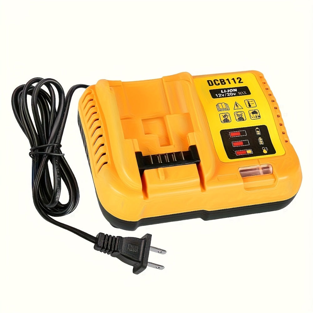 Fast Battery Charger for DeWalt 12V 20V 60V MAX Compatible with DCB120 DCB126 DCB200 DCB201 DCB208 DCB606 DCB609 DCB612 Rapid Charger for DeWalt Cordless Power Tool Batteries - product image 4