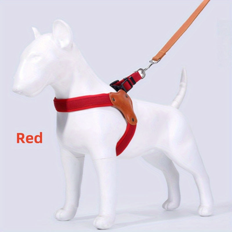Outdoor Safety Leash for Large Medium Small Dogs, M/L/XL, Brown Black Red – Dog Leash & Harness Set - product image 3
