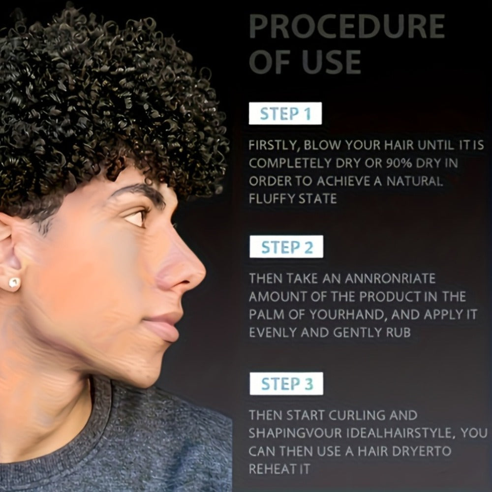 Curl Defining Cream 9-in-1 for Wavy Curly Hair 9.468 fl oz Frizz Control Moisturizing Long-Lasting Hold Non-Greasy Unisex Multi-Benefit Styling Cream Defined Bouncy Healthy-Looking - product image 10