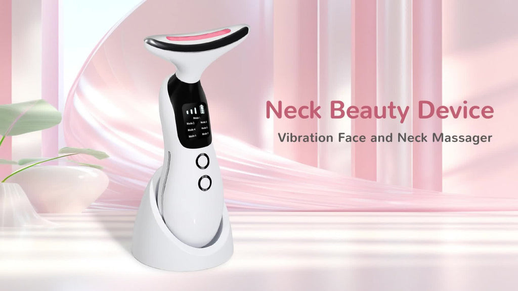 7-in-1 Neck Beauty Device with Base – Multi-Functional Skincare Tool, USB Rechargeable, Anti-Aging Neck Firming & Lifting, Mother's Day Gift for Women - product image 6