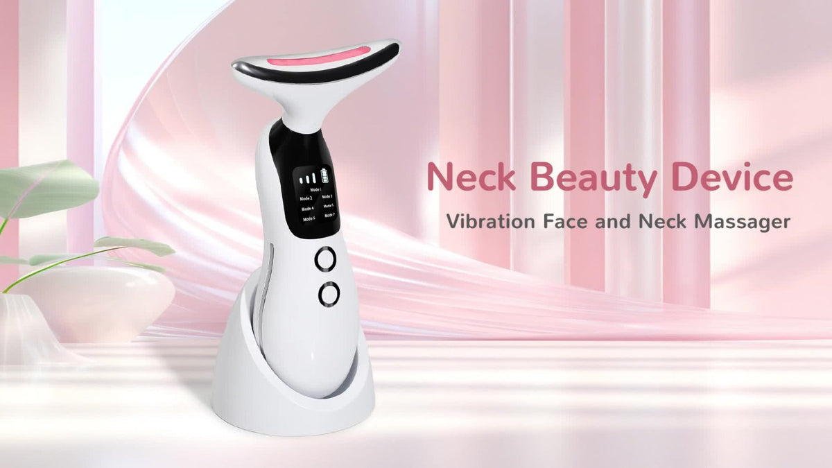 7-in-1 Neck Beauty Device with Base – Multi-Functional Skincare Tool, USB Rechargeable, Anti-Aging Neck Firming & Lifting, Mother's Day Gift for Women - product image 6