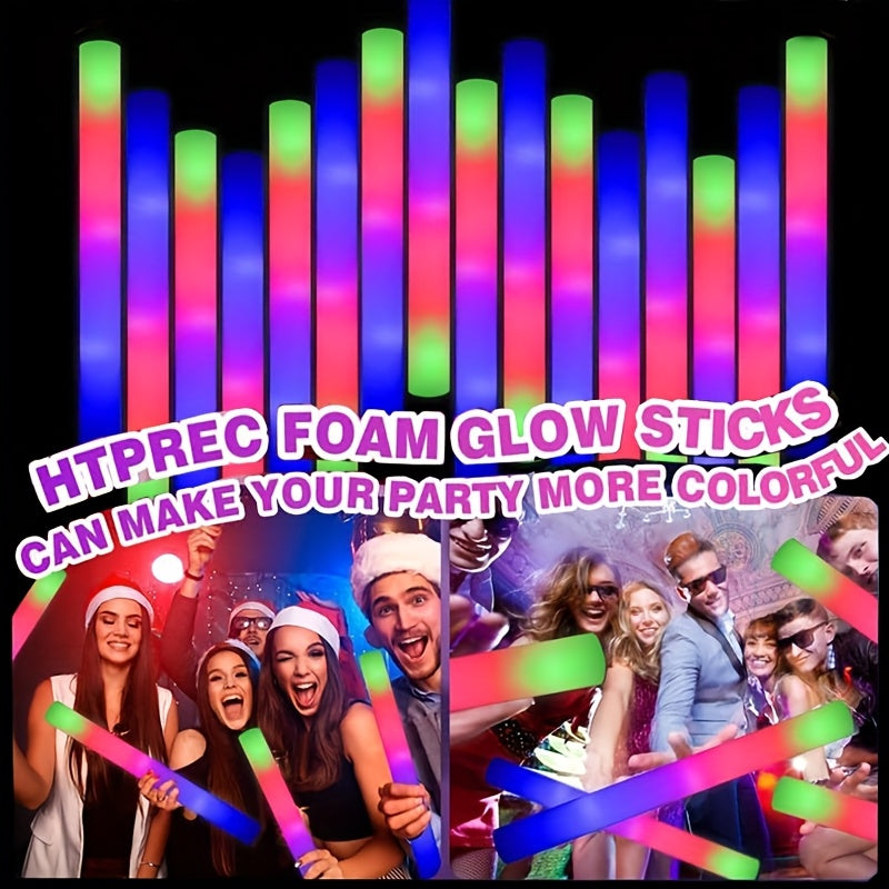 100 pcs Pack LED Foam Light Sticks - 3-Mode Color Changing Flashing Party Favors with Flashing Modes Suitable for Weddings, Birthdays, Concerts, Camping, for - product image 20