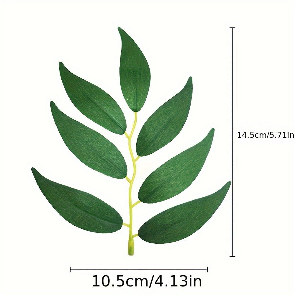 Artificial Ivy Leaves 100pcs Real Touch Faux Greenery Bulk, Realistic Plastic Willow Leaf for Wedding Home Decor DIY Wreaths Party Outdoor Decoration, Lush Ivy Vine Leaves Long Las - product image 10