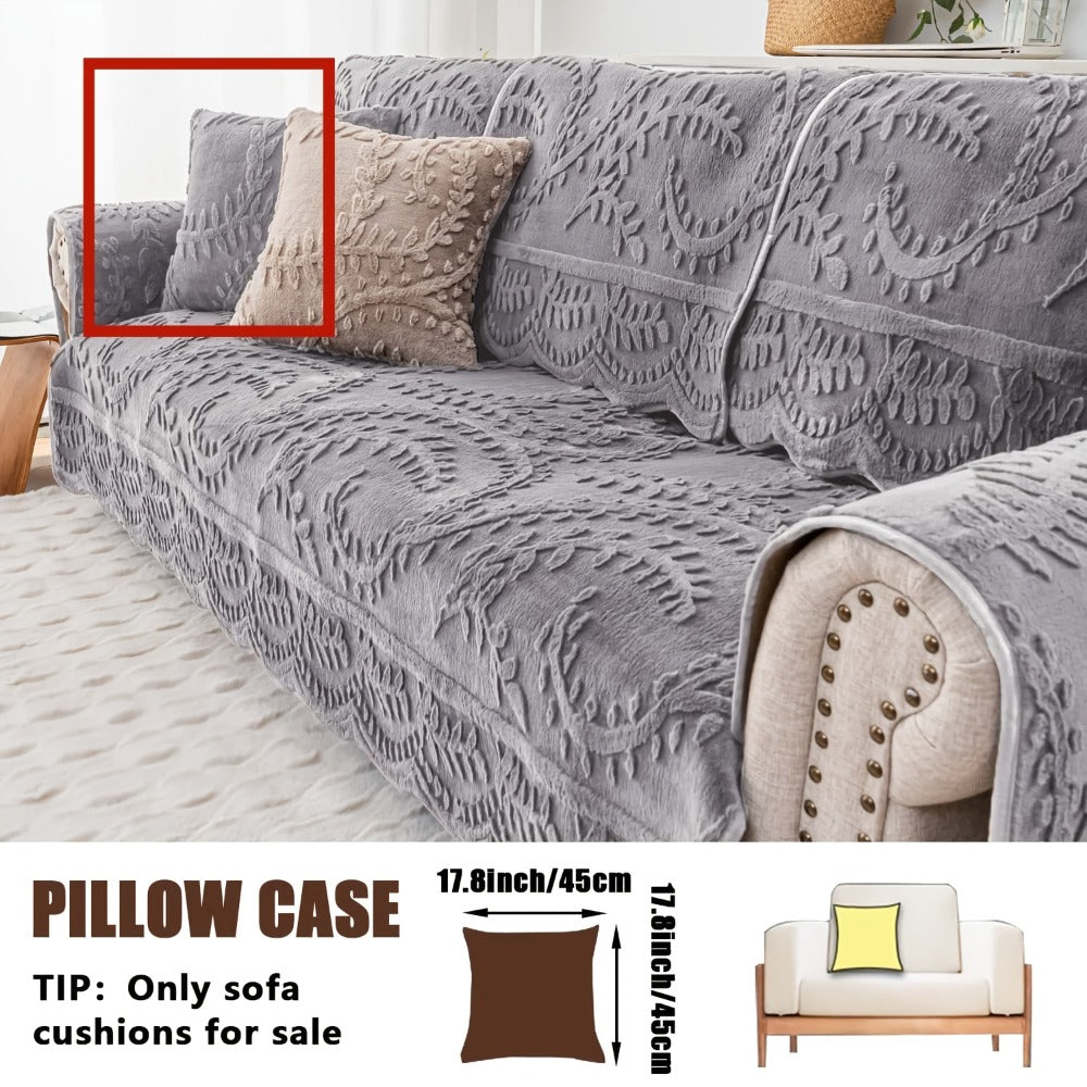 Faux Rabbit Fur Sofa Cover Thickened Quilted Plush Warm Non-Slip Machine Washable Pet Friendly Breathable Sofa Cushion for Living Room Bedroom Office - 2 3 Seater Large - product image 30