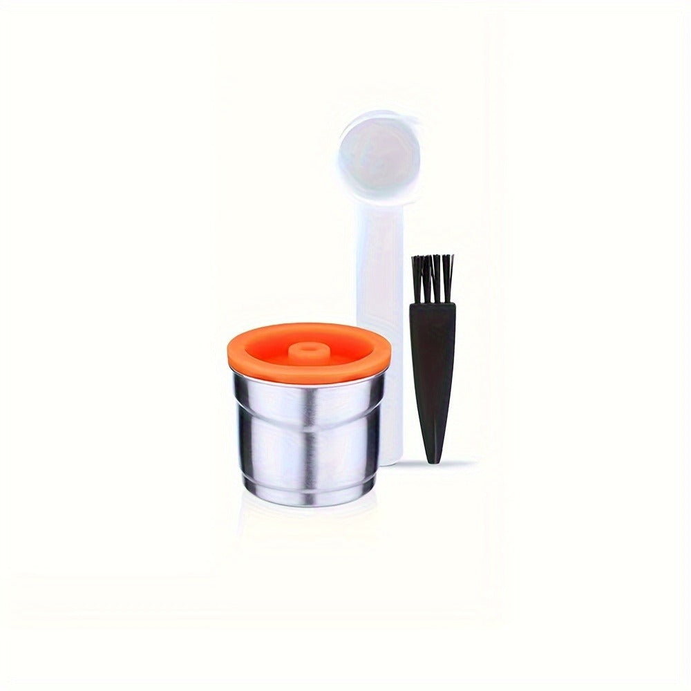 Reusable Coffee Filter Capsule for Illy Y3.2 & X7.1 Machines, Stainless Steel Refillable Coffee Pod Cup with Tamper, Eco-Friendly Reusable Espresso Capsule Accessory - product image 5