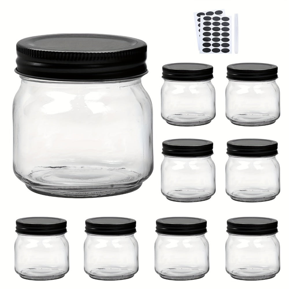 Mason Jars 8oz Glass Jars with Lids – 9/18/27/36 Pack Regular Mouth Canning Jars for Storage, Spices, Jelly, Jam, Honey & Caviar | Dishwasher Safe Spiral Lid Kitchen Storage Contai - product image 13