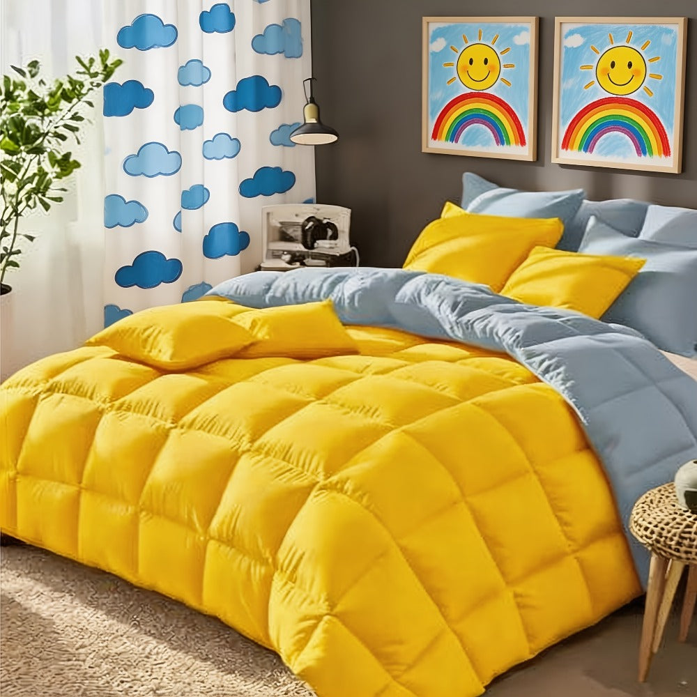 Comforter Set 7 Piece Bed in a Bag Full Queen King Soft Satin-Like Fabric with Fitted Sheet Flat Sheet Pillowcases Breathable Bedding Set for Bedroom Hotel - product image 28