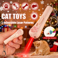 Cat Teaser Toy 7-in-1 USB Rechargeable – Interactive Wand Toy for Indoor Cats & Dogs, Feather Chaser Exercise Toy with Free Bonus Mouse Toy, Stimulating Chase - product image