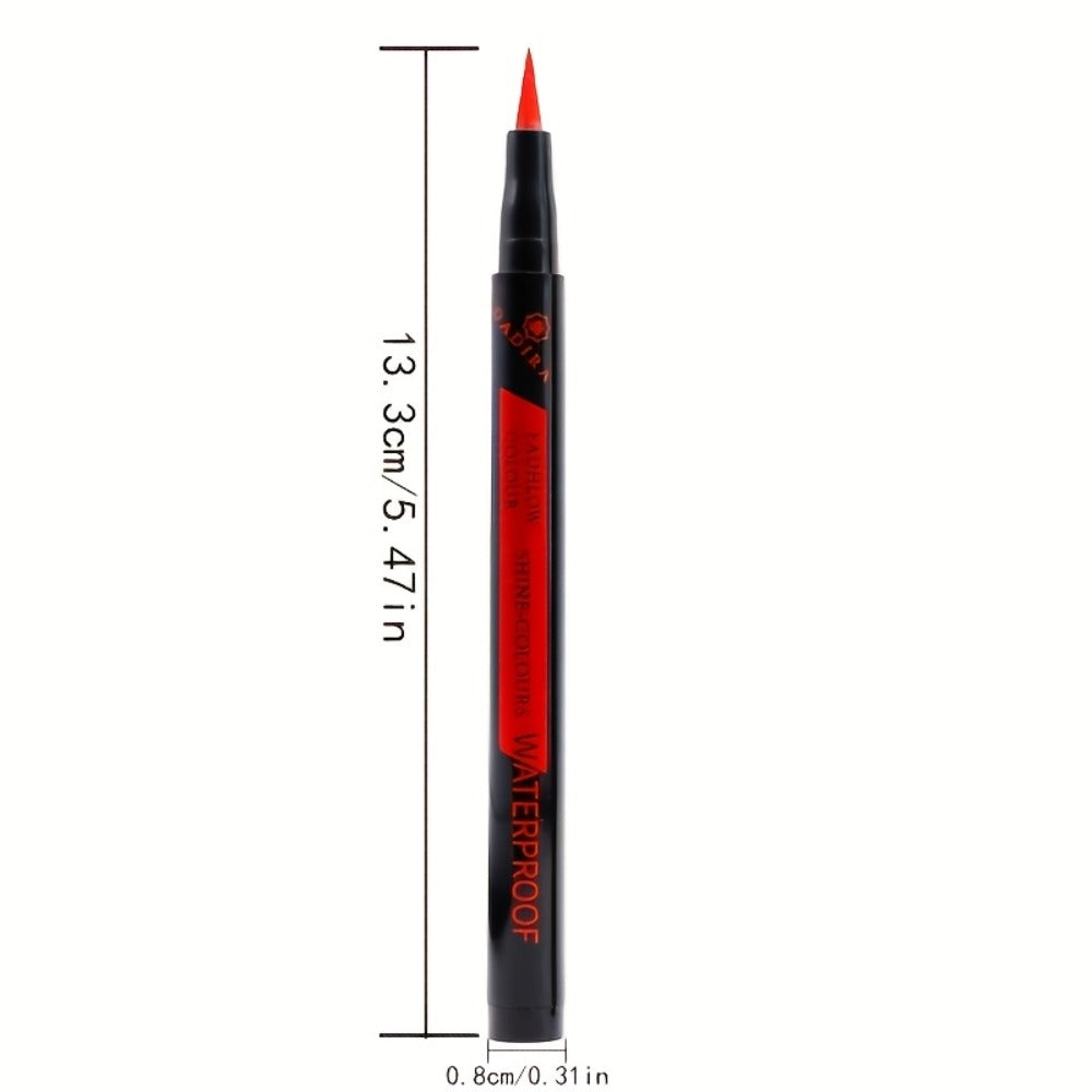 Fine Tip Liquid Eyeliner Pen 12-Pack – Long-Lasting Smudge-Free Precision Eye Liner, Natural Makeup Effect No Tingle Formula, All Skin Tones, Daily Wear Performances & Parties Wome - product image 5