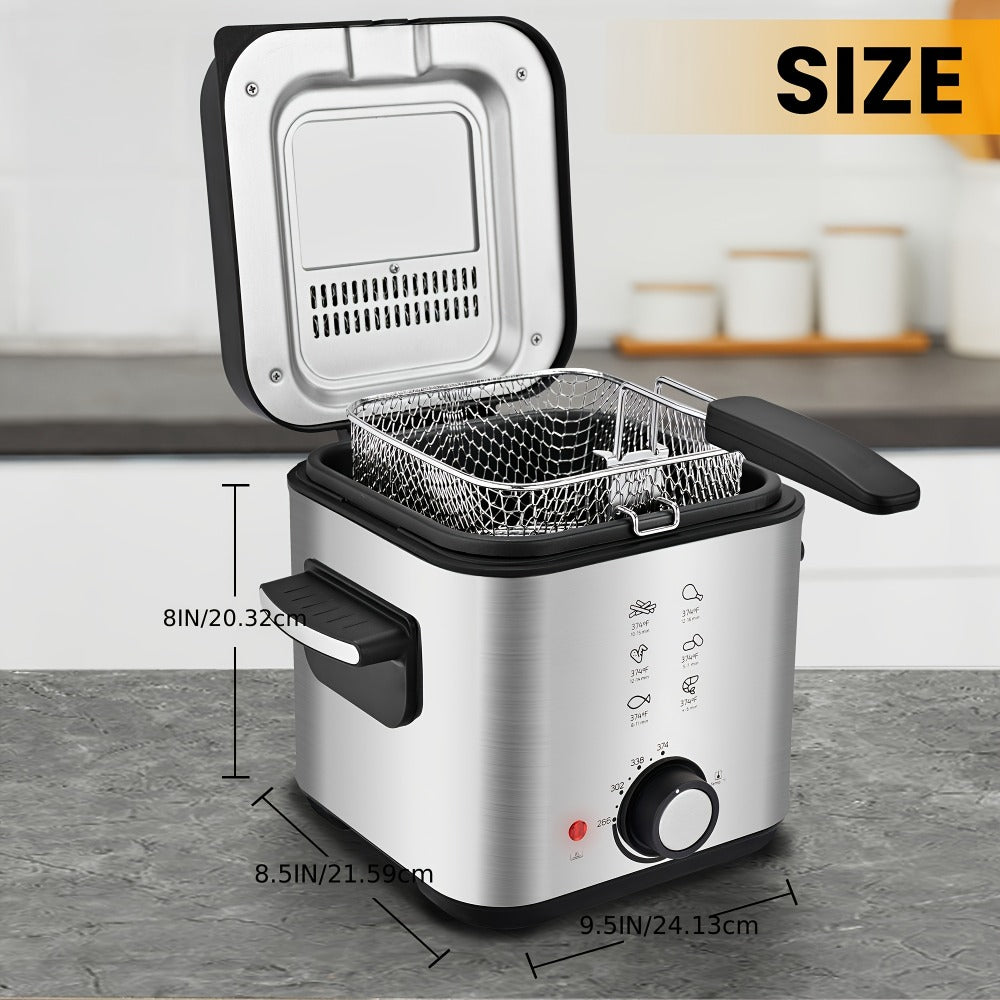 Deep Fryer 1500W Electric – Non-Stick Stainless Steel Frying Pot with Adjustable Temperature Control & Frying Basket, 1.5L / 2.5L / 3L / 5L / 6L Capacity for Home Kitchen - product image 13