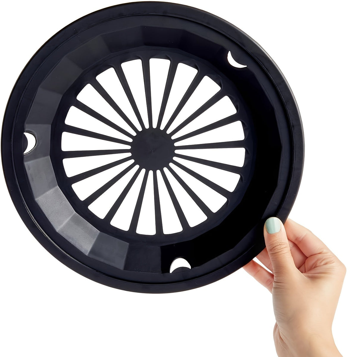 Reusable Plastic Paper Plate Holders Set – 10 Inch Snap-On Groove Design, Thickened Long-lasting Holder for Picnics, BBQ, Camping & Party Dinners, Streamlined - product image 5