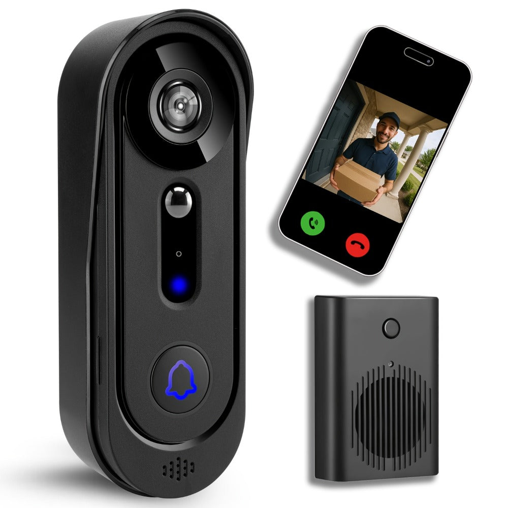 Video Doorbell Camera 1080P HD Wireless with Night Vision, Motion Detection, Two-Way Audio, Indoor Chime & Cloud Storage – 5200mAh Battery, 166° Wide Angle, 2.4GHz WiFi Smart Door  - product image 12